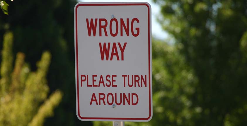 Are You Going the Wrong Way