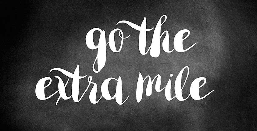 Going the Extra Mile