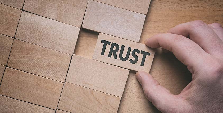 The Balance of Building Trust header